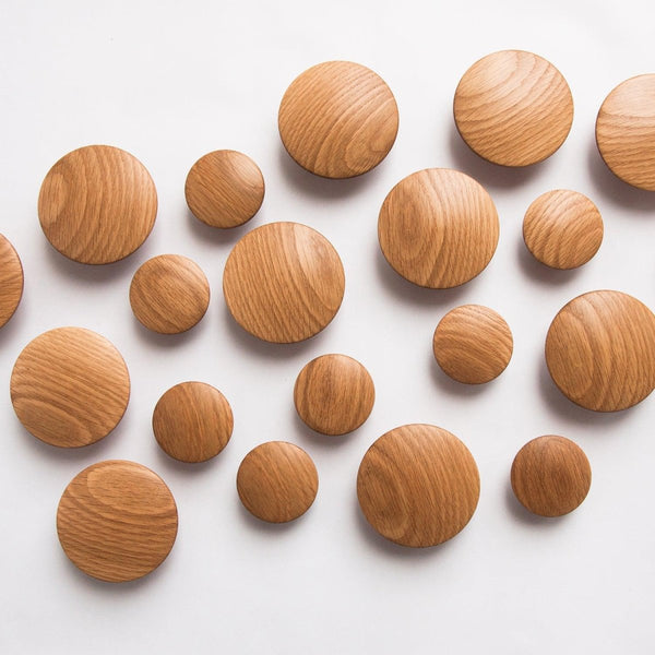 Curvy | Modern wooden door handle | IN-TERIA