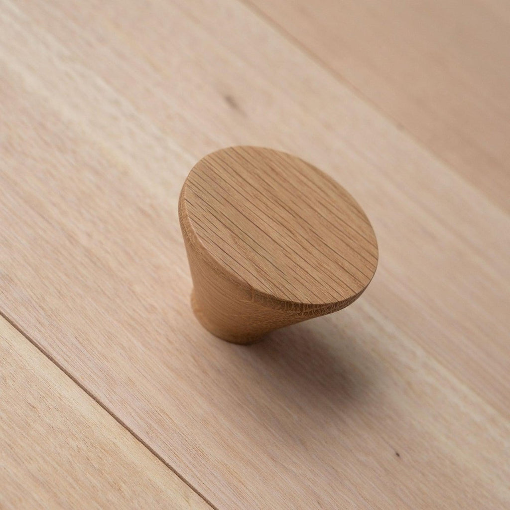 Kiosk by IN-TERIA, O-Series, Play Hooky 60mm diam., American White Oak | Modern wooden door handle | IN-TERIA