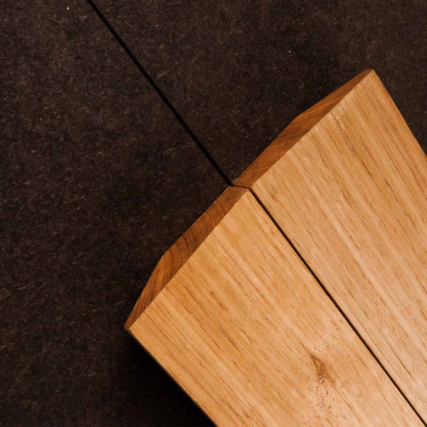 Linear-03 | Modern wooden door handle | IN-TERIA