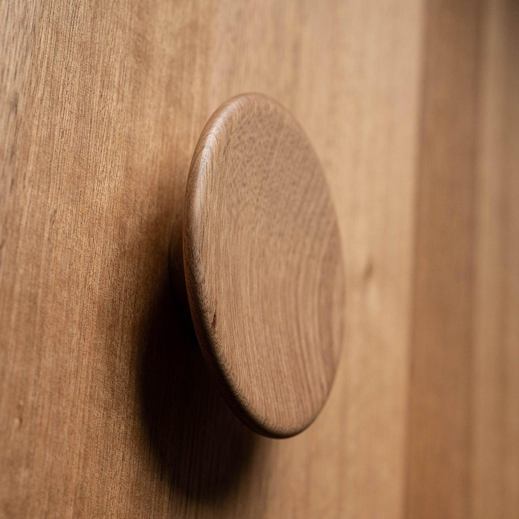 Neap Dipped | Modern wooden door handle | IN-TERIA